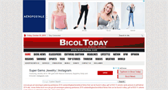 Desktop Screenshot of bicoltoday.com